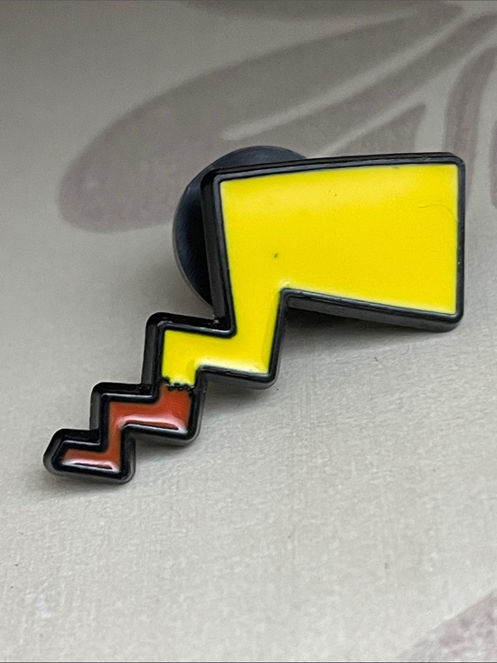 Pokemon Jewelry - Pikachu Tail Lightning Bolt Enamel Pin